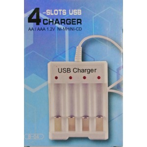 CHARGER NIMH/NICD - USB 4 xAA/AAA - B-04