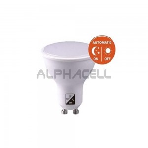 KRILUX GU10 Light Bulb - 5W / Warm White (6000K) / Day/Night Sensor