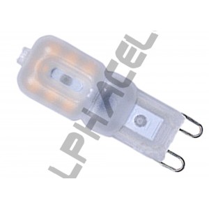 G9 LED 230v 2.5w COOL WHITE-KRILUX Dimmable GLASS