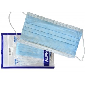FACEMASK 3 PLY Disposable -BLUE KIDS 10PC
