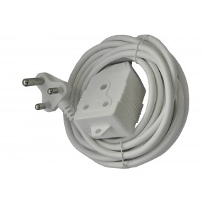 Extension Cord 10amp 5 MetreWhite HG