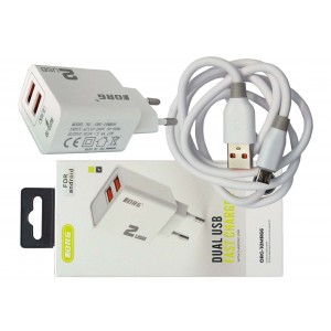 CHARGER HOUSE ORG 2xUSB2.4A - ANDROID/MICRO