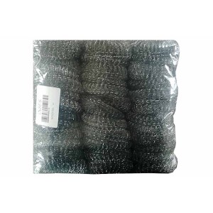Pot Scourer steel - Medium - 30PACK (steel ball)