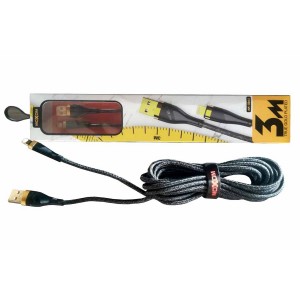CABLE - USB MOXOM - Type CWHITE 3 metre MX-CB65