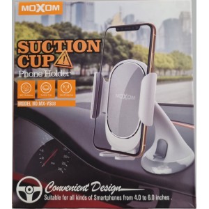 PHONE HOLDER MOXOM -Suction cup MX-VS03 White