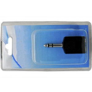 Adaptor 6.3mm Stereo Male to 2 x6.3mm Female