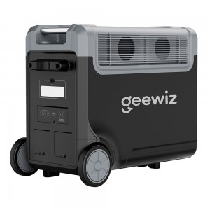 Geewiz 3600w Portable UPS Power Station - 3840Wh LIFEPO4 / Pure Sine Wave / 3HR Quick Charge / 2x SA Sockets / 3500 Cycles Lithium LifePO4 (2 YEAR WARRANTY)
