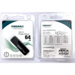 Kingmax 64GB USB 2.0 Flash Drive - Black