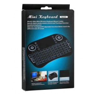 Tuff-Luv Mini Mobile 2.4GHz Wireless Keyboard with Touchpad - Black