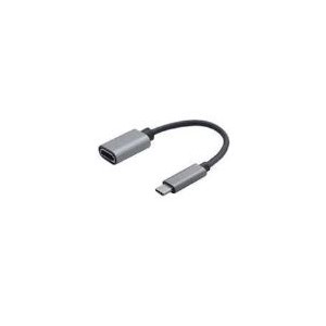 Tuff-Luv 2-in-1 USB-C to VGA and HDMI Adapter - Silver / Black