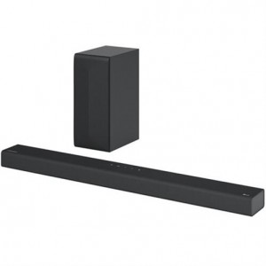 LG S65Q 3.1 ch 420W High Res Audio Sound Bar and Sub Woofer with DTS Virtual:X