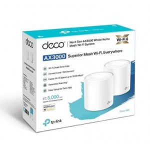 TP-Link Deco X60 AX3000 Whole Home Mesh Wi-Fi 6 System - 2-pack