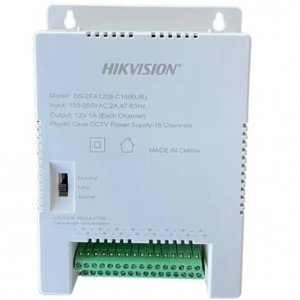 Hikvision 12VDC 60W 16 Channel CCTV Power Supply