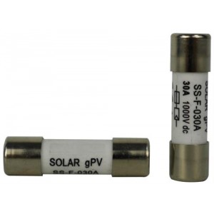 Solarix 30A Solar Photovoltaic Fuse - 38mm x 10mm