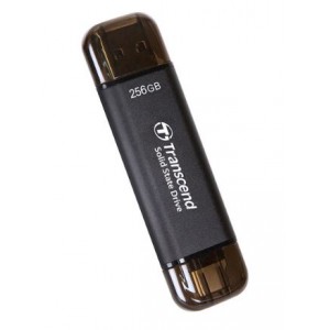 Transcend 256GB ESD310 USB 3.2 Gen 2 Portable SSD - Black