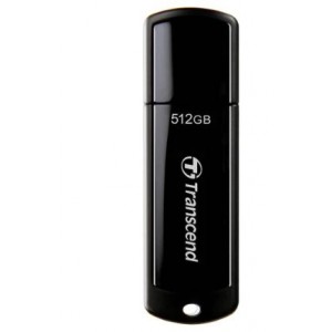 Transcend JetFlash 700 512GB USB Type-A Flash Drive - Black