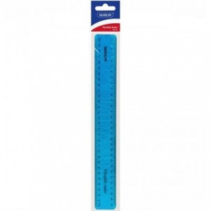 Marlin Flexible 30cm Ruler - Blue