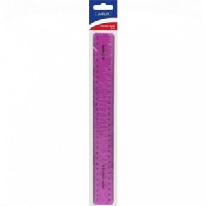 Marlin Flexible 30cm Ruler - Pink