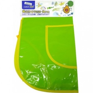 Marlin Multi Purpose Kids Plastic Aprons - Lime Green