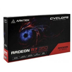 Arktek AMD Radeon R7 350 2GB GDDR5 Single Fan Graphics Card