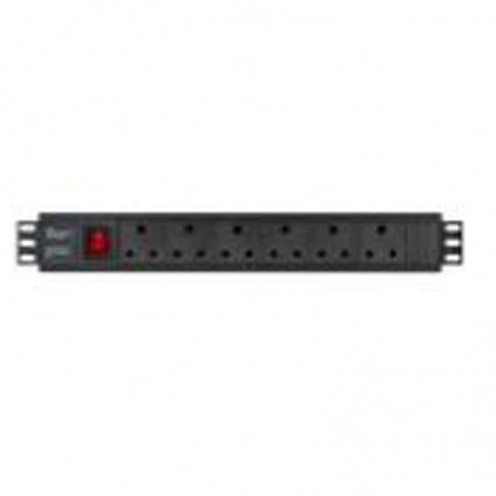 Multi Plug For Rack 6-Port Multiplug Metal Rack Mount C13-C14 - GeeWiz