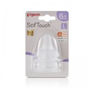 Pigeon - Softouch 3 Nipple Blister Pack 2pcs (L)