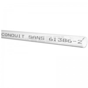 Conduit PVC - 20mm SABS Per 4m