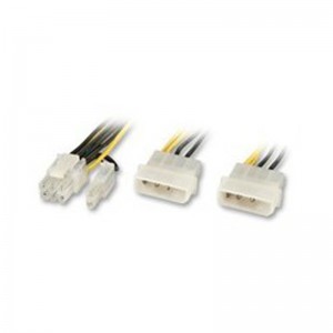 Lindy Internal Power Cable SLI Graphics for PCIe Cards with 6-pin Or 8-pin Connection 33159