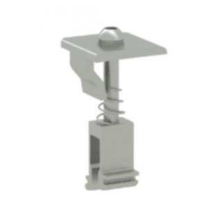 Solar Roof Universal Mid/End Clamp - 30-46mm - Silver
