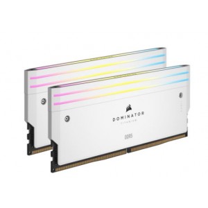 Corsair Dominator Titanium RGB White 32Gb(16Gb x2) DDR5-7200 (PC5-57600) CL34 288pin 1.45V Desktop Memory Module