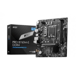 MSI Pro B760M-E DDR4 Intel LGA 1700 micro ATX Motherboard