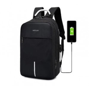 Astrum LB220 15” Oxford Laptop Backpack with Lock and USB Charging Port