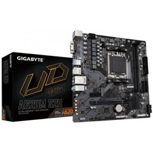 Gigabyte A620M S2H A620 Chipset AMD Ryzen AM5 Socket Micro ATX Motherboard