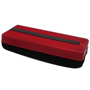 DLOffice Whiteboard Eraser With Magnetic Strip - Red