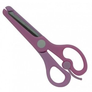 DLOffice Kiddies Multi Use Blunt Nose Plastic Scissors - Pink