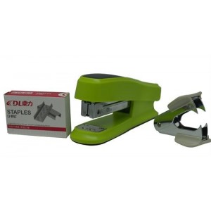 DLOffice Basic Mini Half Strip Stapler Set - Green