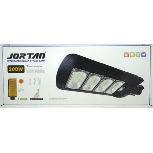 Solarix Jortam 200w Solar Street Lamp With Integrated Solar Panel