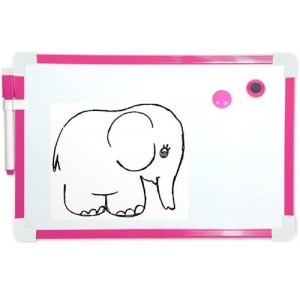 Brainware A4 Magnetic Whiteboard - Pink