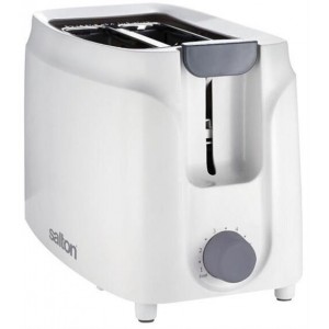 Salton 2 Slice Cool Touch White Toaster