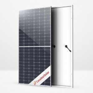 Canadian Solar 460W Mono Solar Panel - Super High Power Mono PERC HiKU with MC4-EVO2 - SILVER