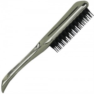 Prescott Wet and Dry Detangling Paddle Hairbrush - Silver