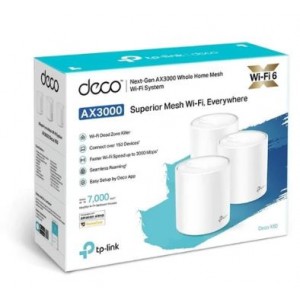 TP-Link Deco X60 AX3000 Whole Home Mesh Wireless System - 3-pack