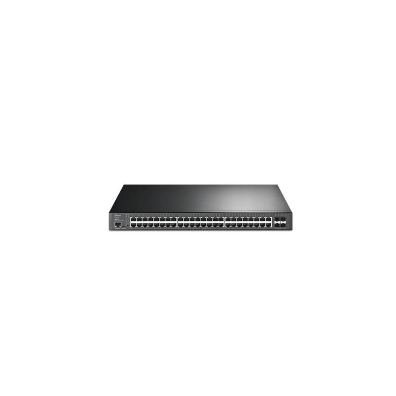 TP-Link JetStream 48-port PoE+ Gigabit L2+ Managed Switch with 4x 10GE ...
