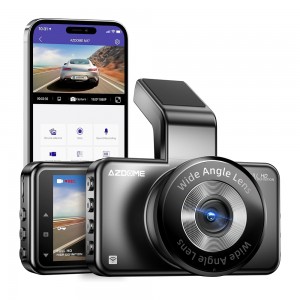 AZDOME M17 Wi-Fi Dash Cam - Smart Dash Camera with Driving Assistant ADAS / FHD 1080P Recorder / 3" Screen / Dashboard Camera / 150° Wide Angle