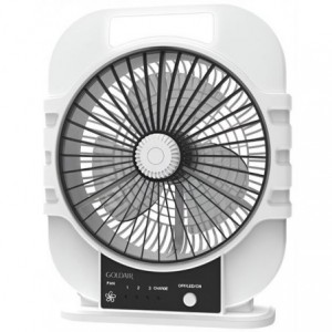 Goldair Box Fan - with built-in rechargeable Lithium Battery / 20cm