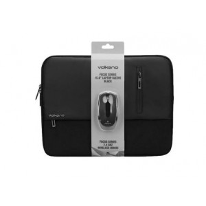 Volkano Focus Series 15.6” Laptop Sleeve &amp; Wireless Mouse