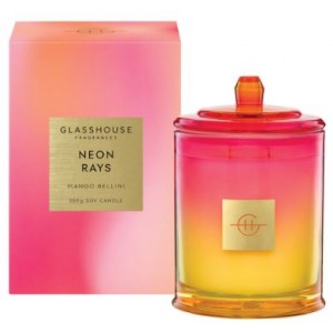 Glasshouse Neon Rays Candle - 380g
