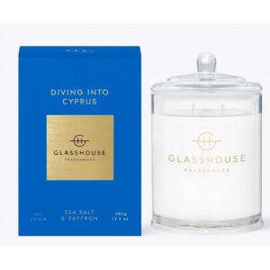 Glasshouse Diving Into Cyprus Candle - 380g