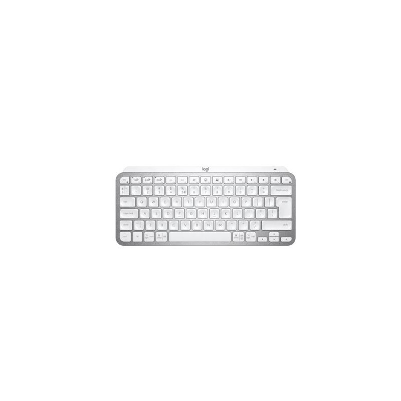 Logitech MX Keys Mini Minimalist Wireless Illuminated Keyboard - Pale ...