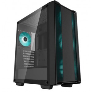 DeepCool CC560BK-V2 ATX Mid-Tower Case With 4X Pre-Installed 120mm LED Fans